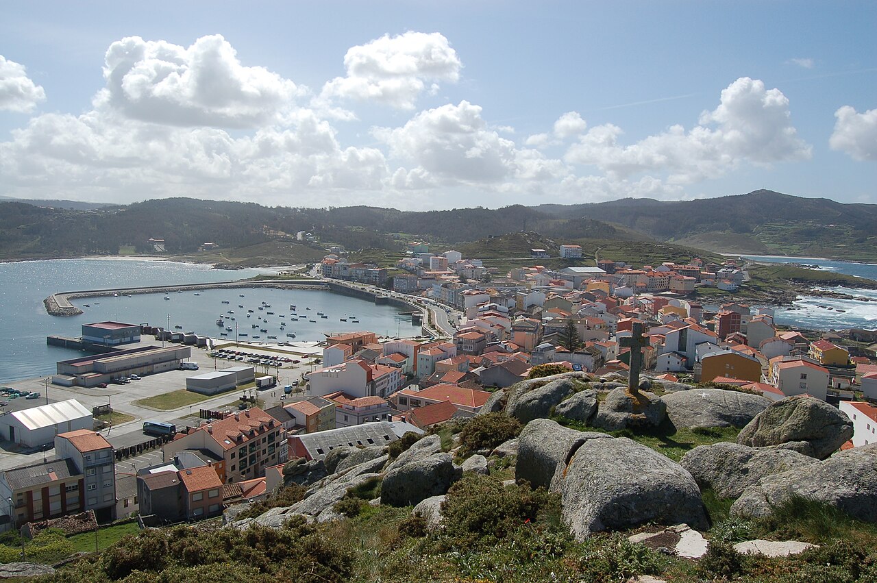 Casa rural y paisaje costero en Muxía, Costa da Morte